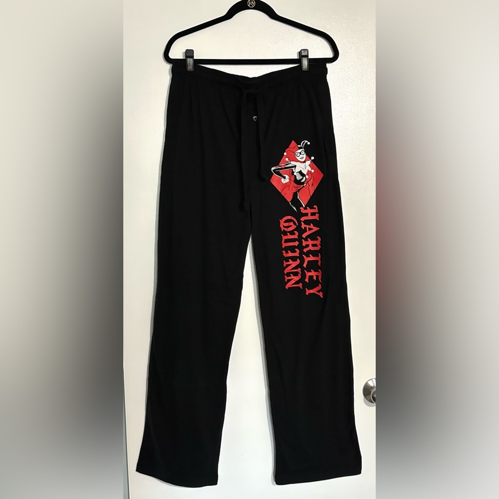 DC Comics Harley Quinn Guys Pajama Pants NWOT Large - Picture 3 of 8